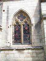 La Charite sur Loire - Eglise Notre-Dame - Fenetre trilobee
